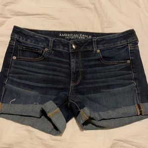 American Eagle Midi Denim Shorts